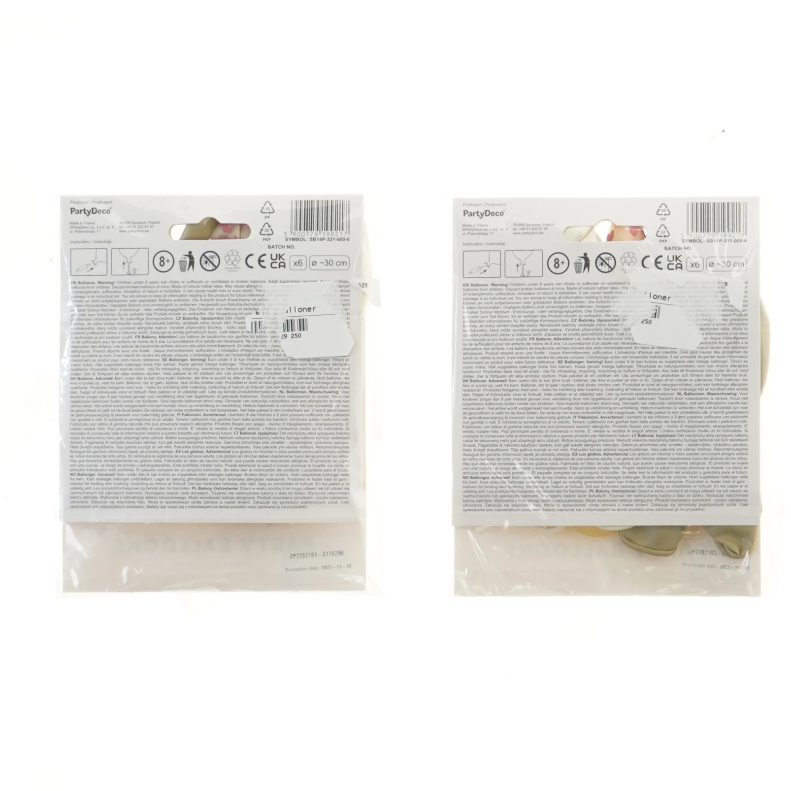 Nye Party balloner 2 sæt 