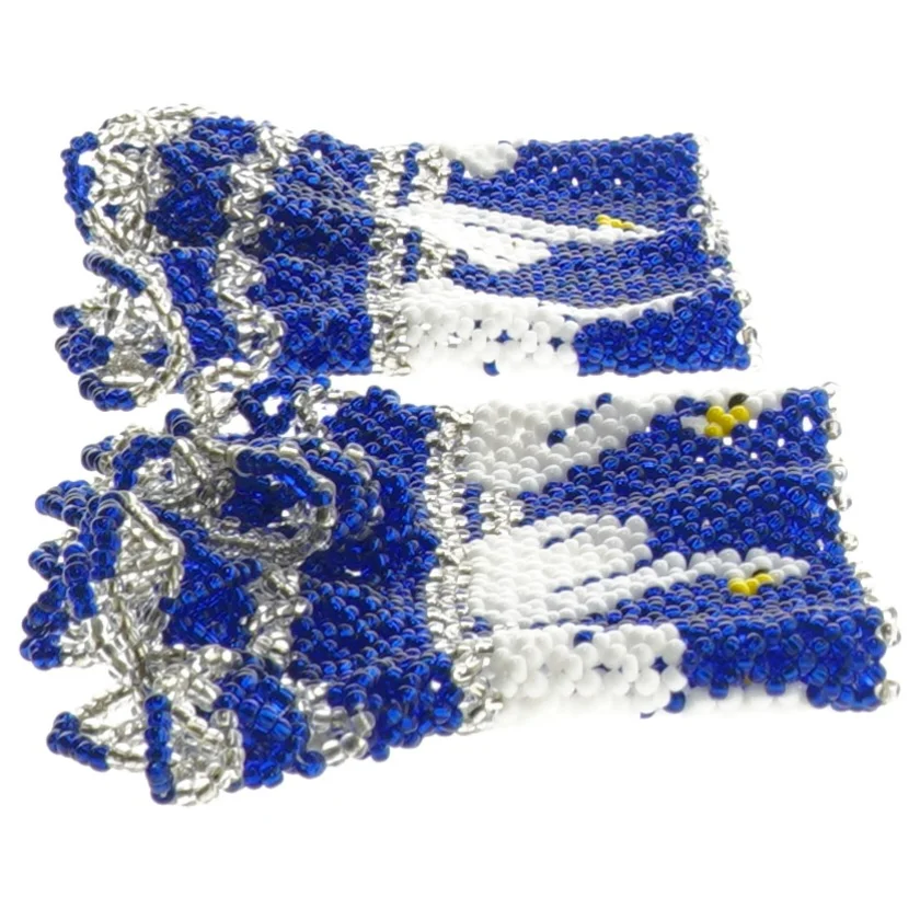 Perle dekorationer med svanemotiv (str. Ø 7x7 cm)