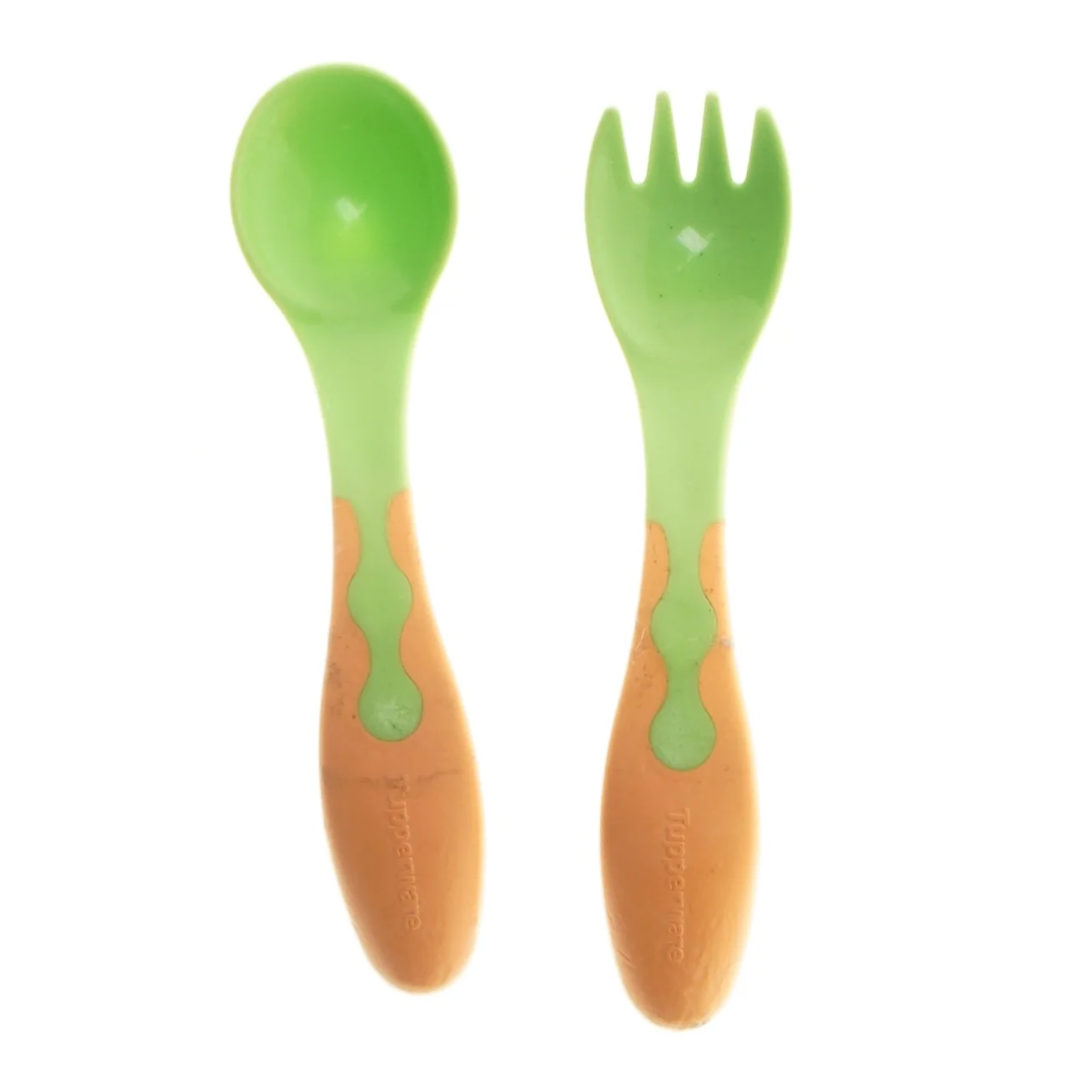 Nyt Børnebestik sæt fra Tupperware (str. 2 stk 13 cm)