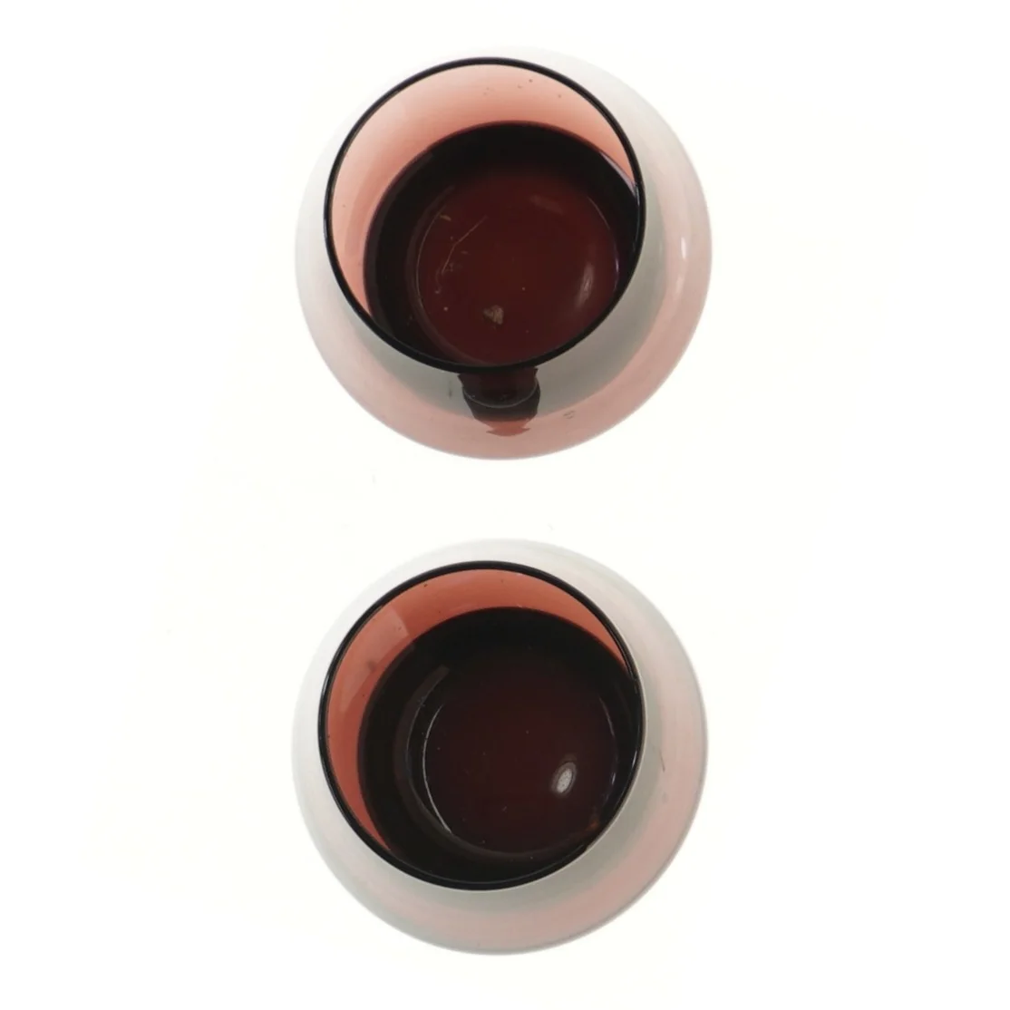 Røgglas lysestager (str. Ø 10 cm)