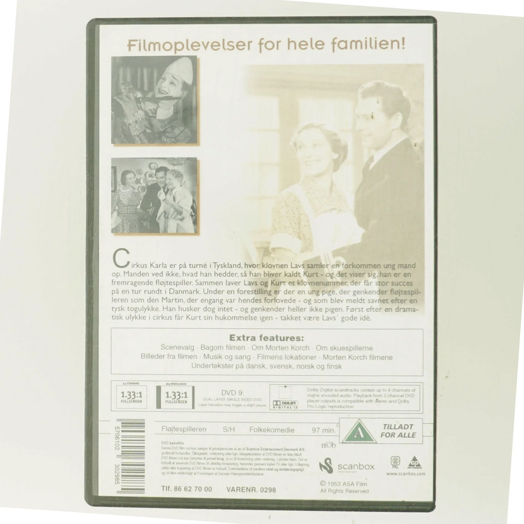 Fløjtespilleren med Poul Reichhardt (DVD)