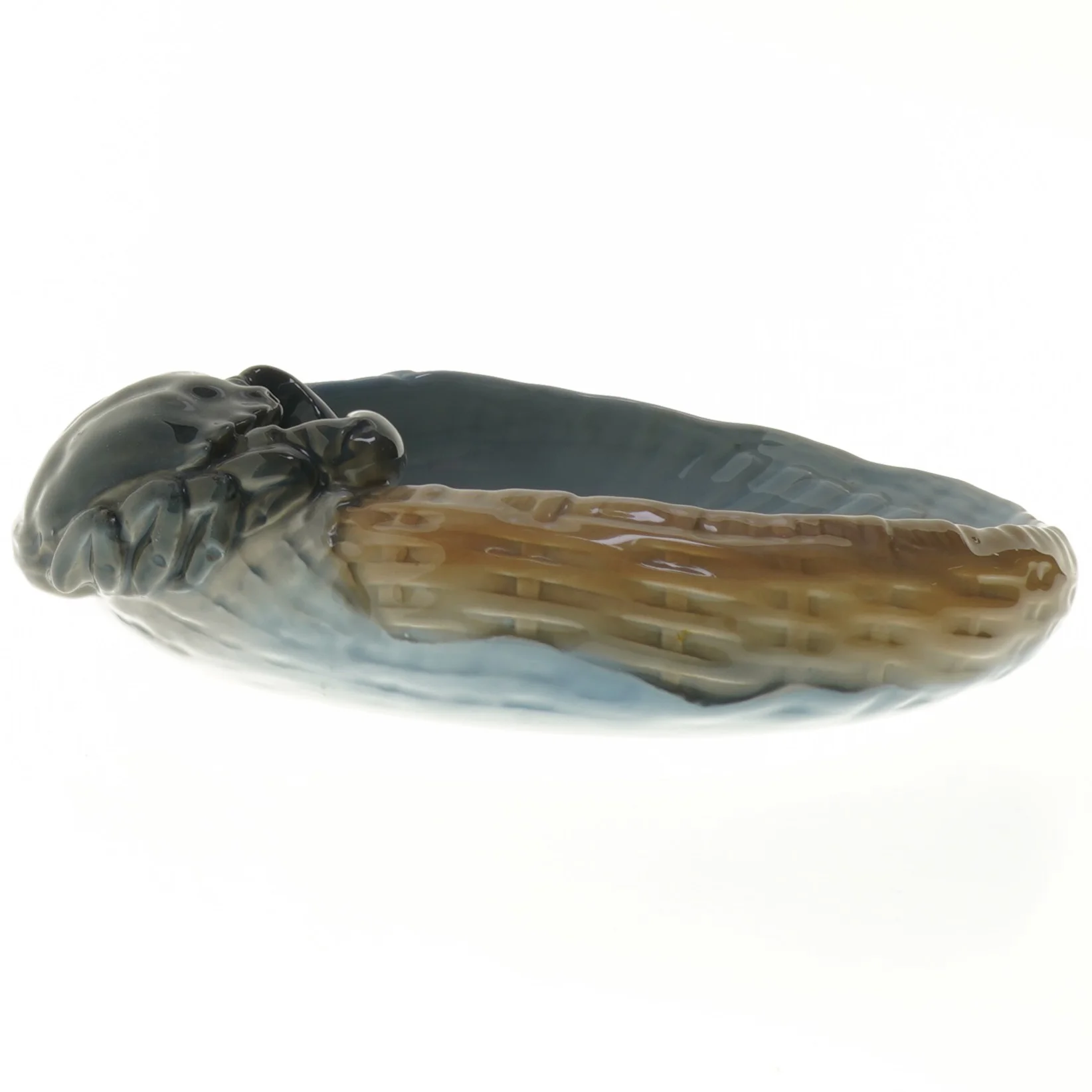 Royal Copenhagen skål med krabber og fiskemotiv fra Royal Copenhagen (str. Ø 23 cm)