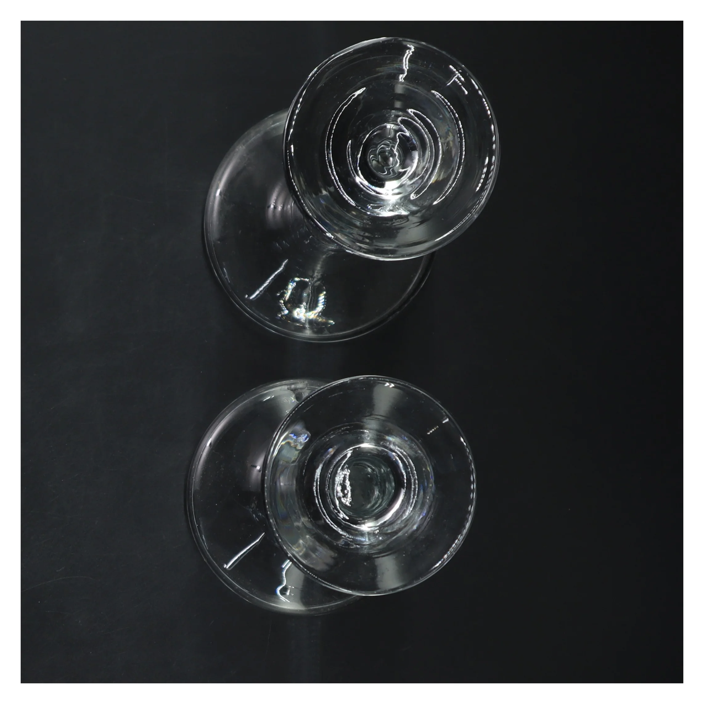 Glas lysestager 17 cm (str. 17 cm)