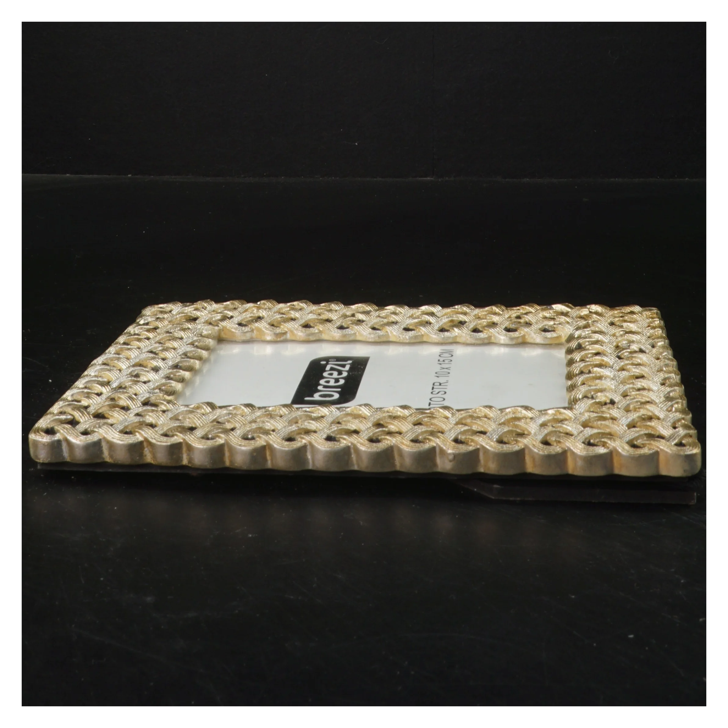 Fotoramme i flettet design (str. 22x16x1 cm)