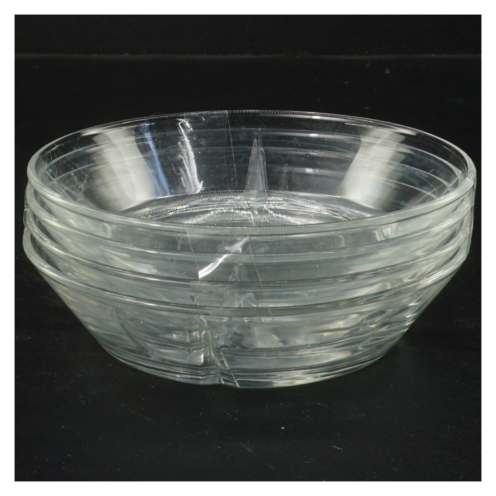 Fire glas skåle/assietter fra Rosendahl (str. 4 stk 15,5 cm)