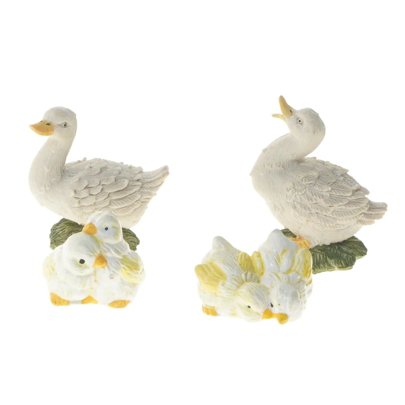 Dekorative andefiguriner (str. 4 stk 7,5 cm)