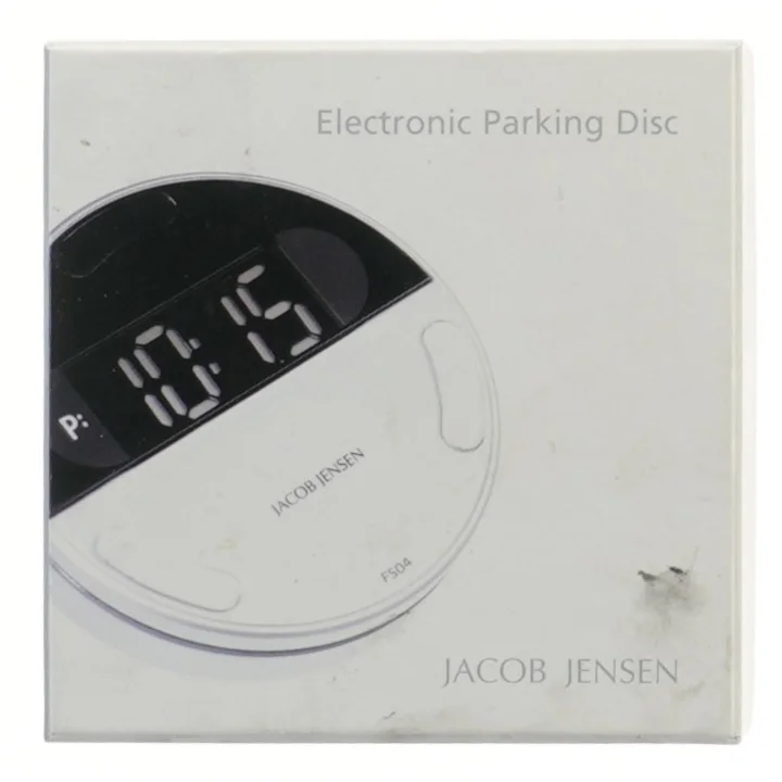 Elektronisk p-skive fra Jacob Jensen (str. &Oslash; 10 cm)kun lidt brugt 