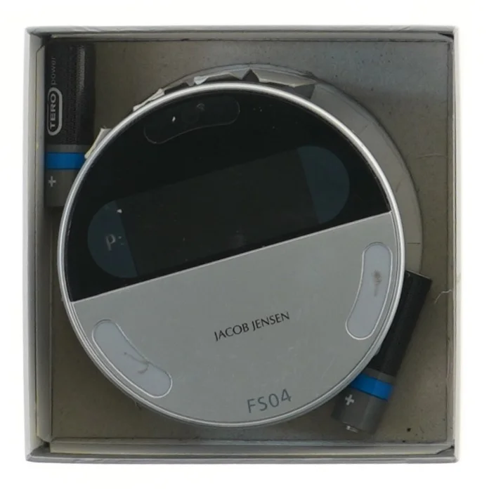 Elektronisk p-skive fra Jacob Jensen (str. Ø 10 cm)kun lidt brugt 