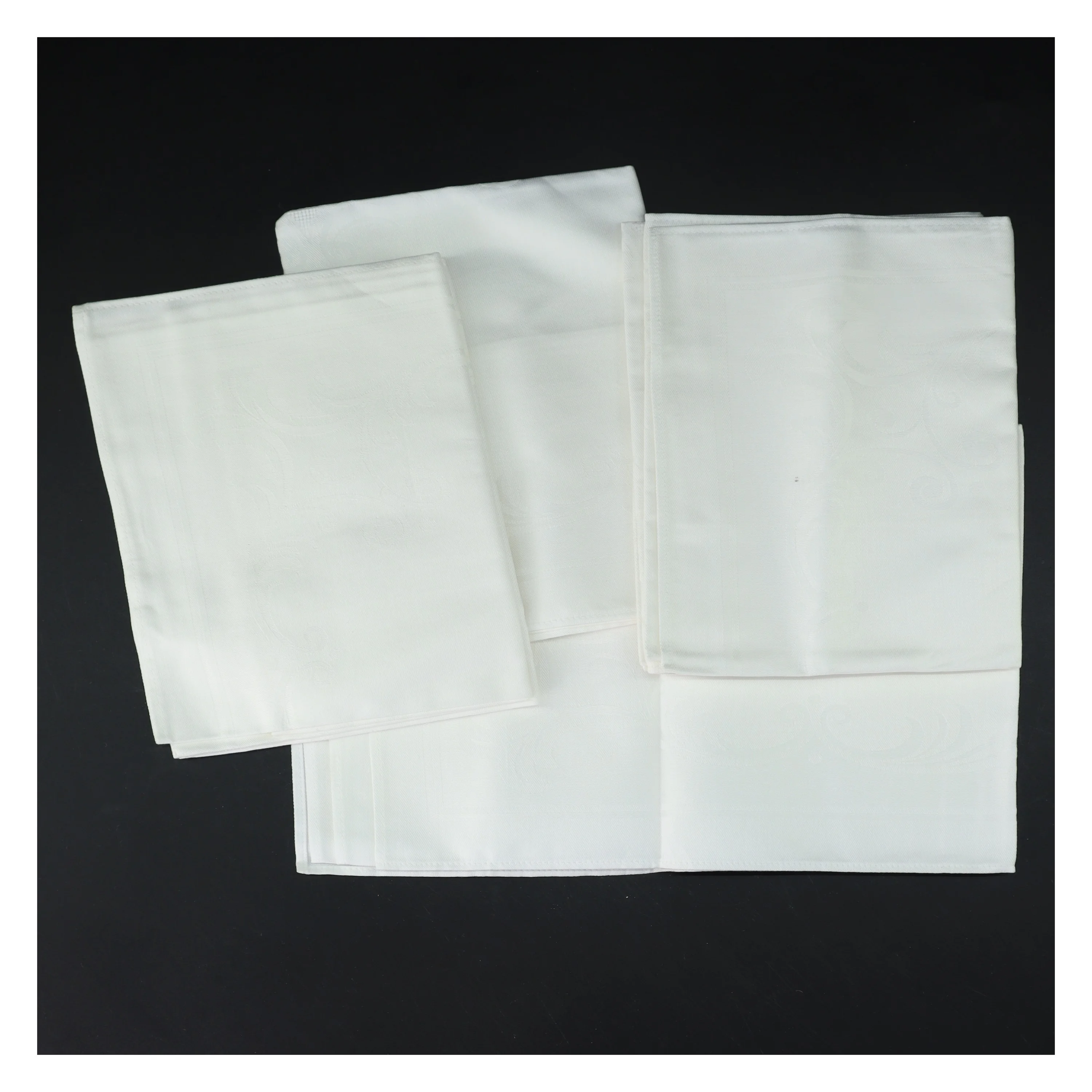 Hvide servietter (str. 6 stk 51,5x49 cm)