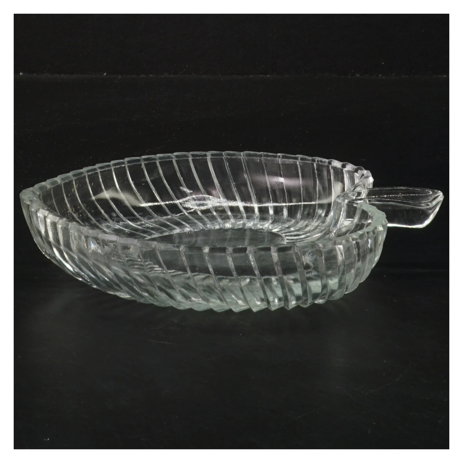 Glasfad i bladform (str. 18 cm)