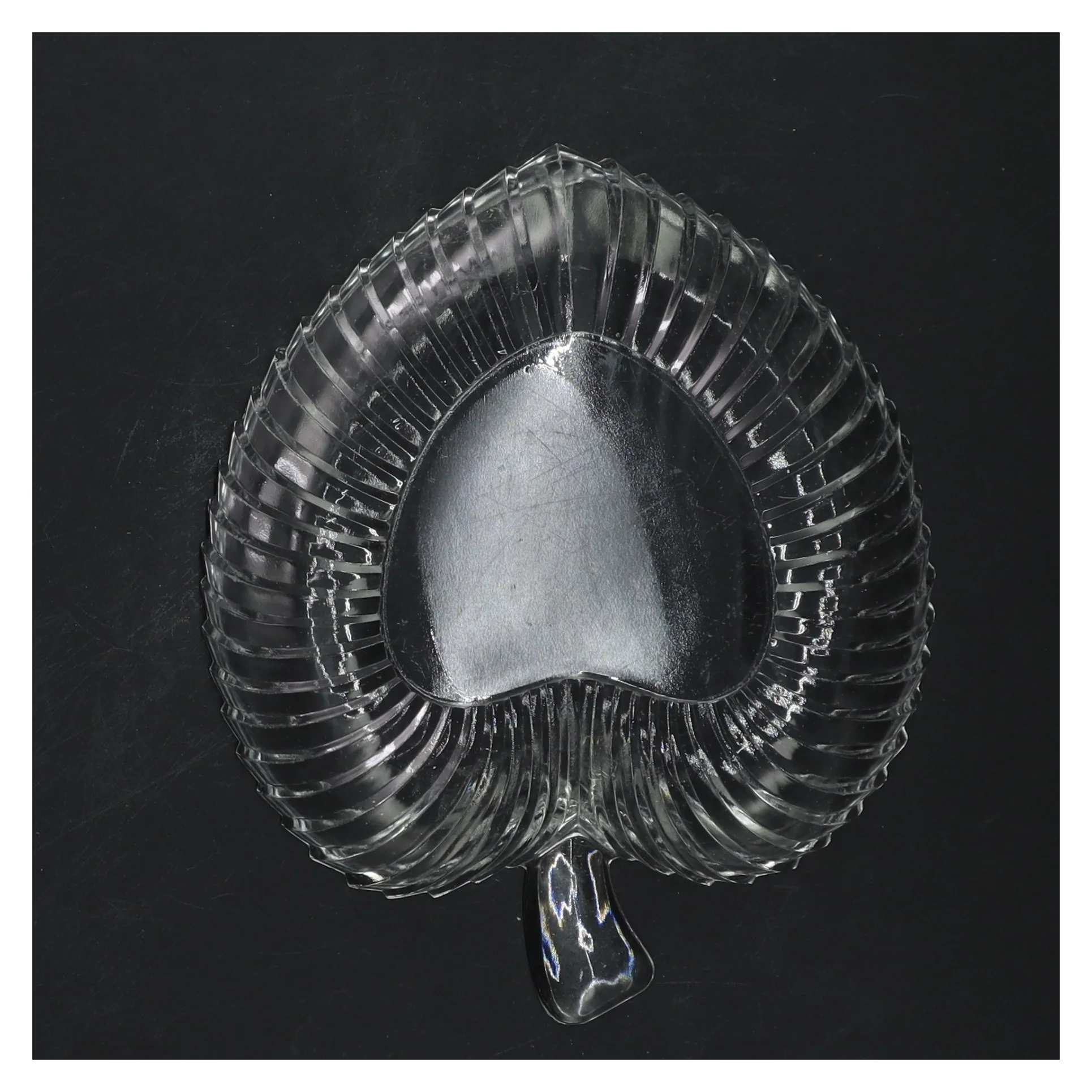 Glasfad i bladform (str. 18 cm)