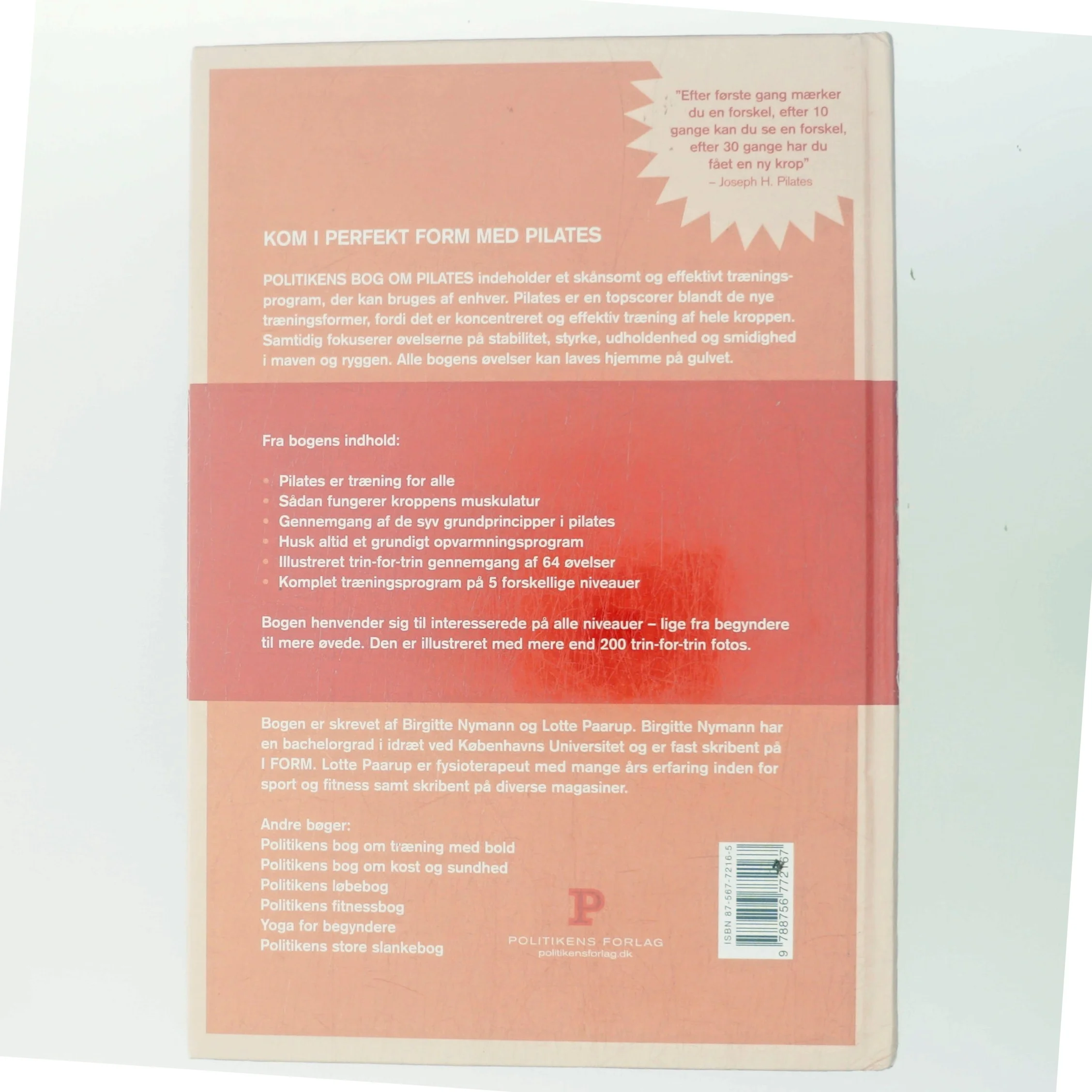 Politikens bog om Pilates (Bog)