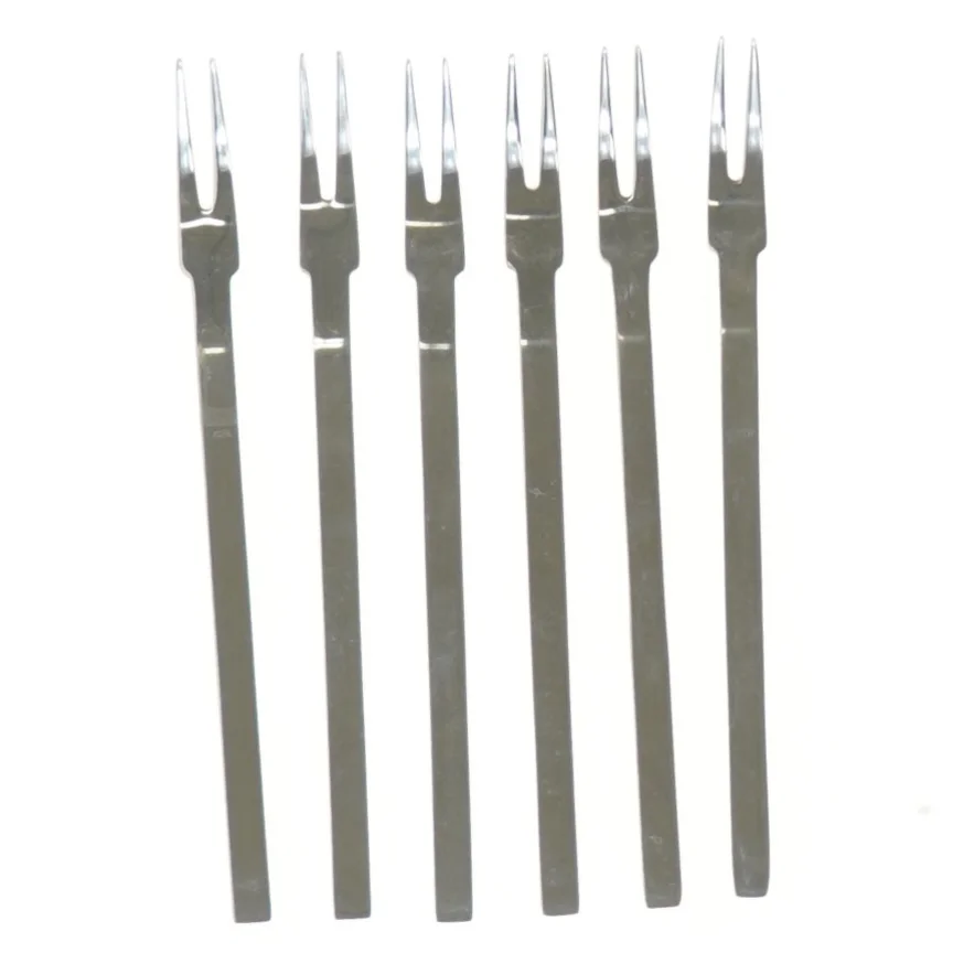 Sæt med 6 kagegafler (str. 16 cm, 6 styk cm)