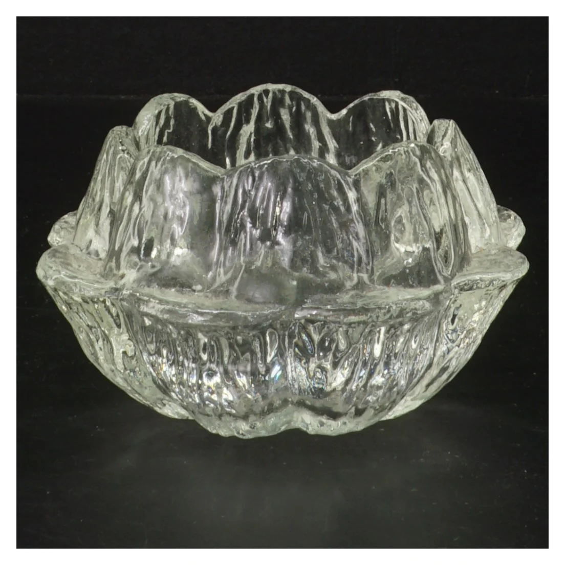 Glas stage fra holmegaard (str. Ø 14 cm)