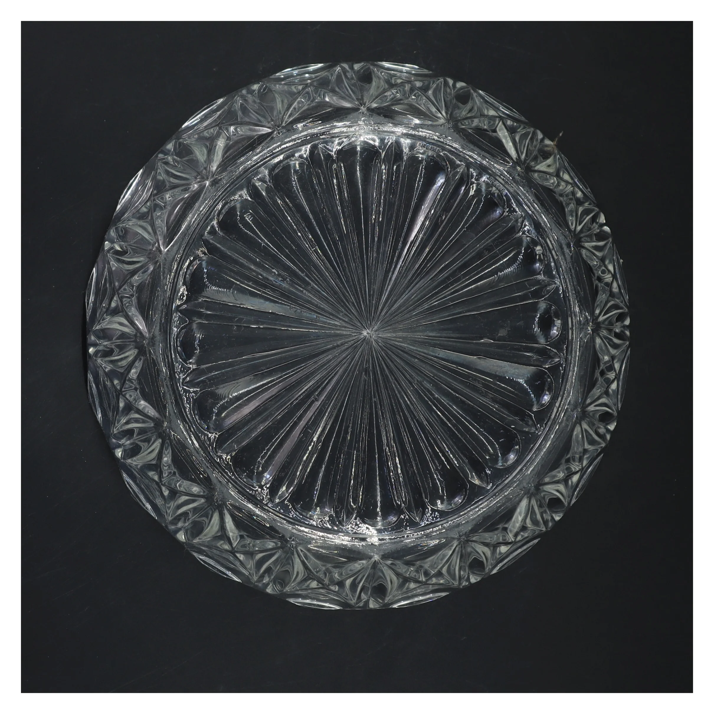 Glas skål (str. Ø 21x8 cm)