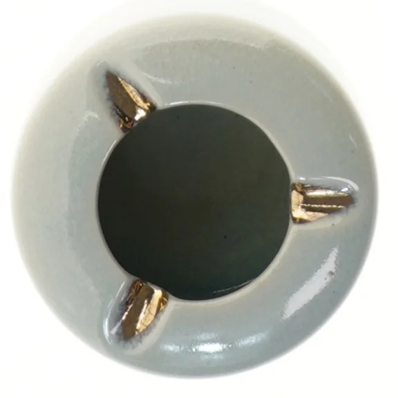 Dekoreret porcelæn skål (str. Ø 10 cm)