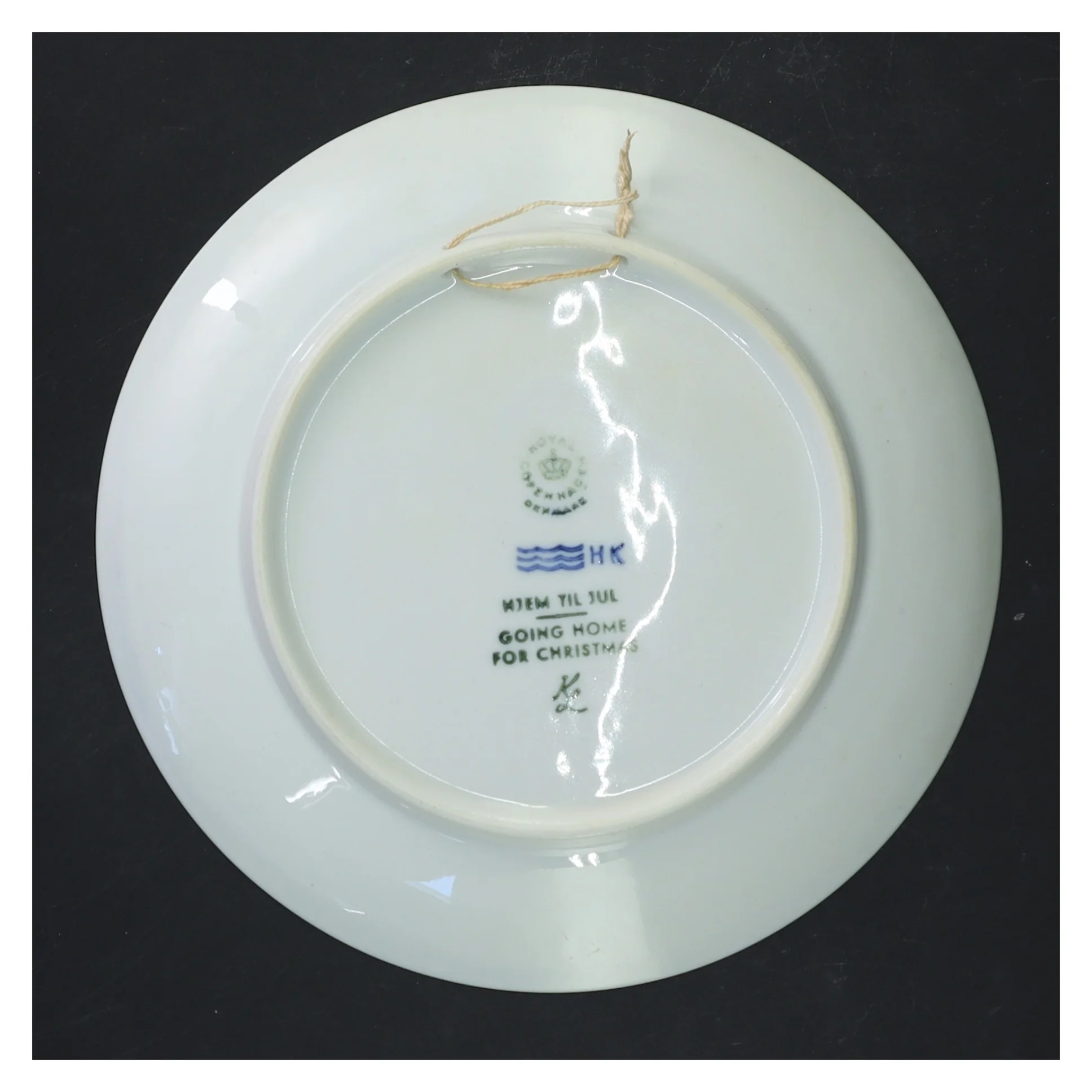 Dekorativ platte fra1973 fra Royal Copenhagen (str. Ø 18,5 cm)