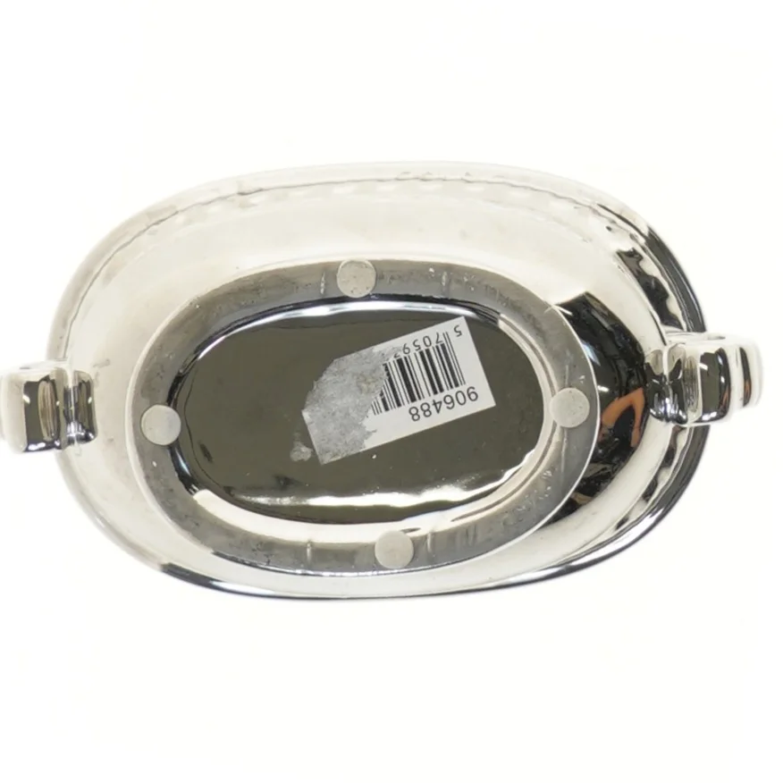Oval skål/urtepotteskjuler på fod (str. 15 cm)