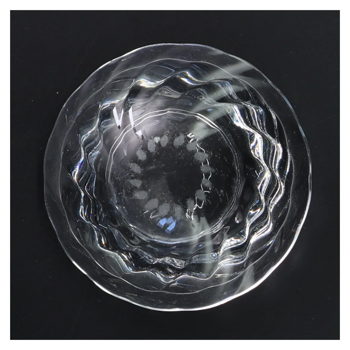 Glas lysestage (str. 11 cm)fra holmegaard 