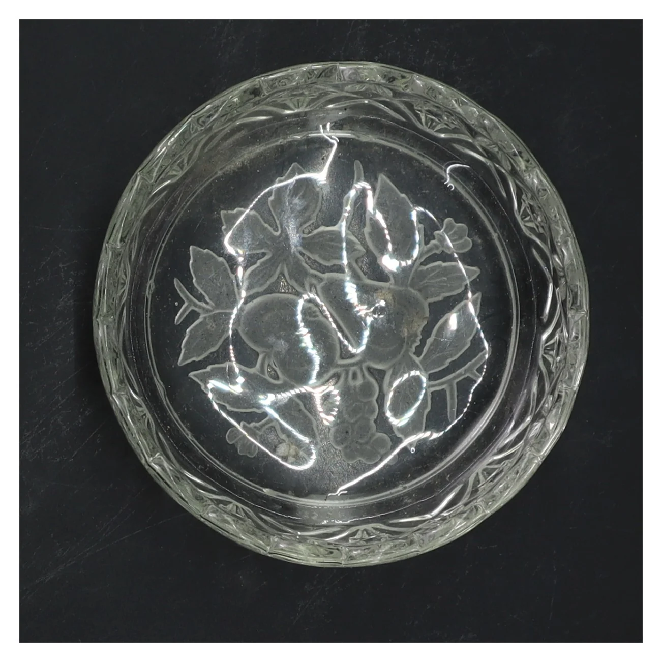 Glas skål af krystal (str. Ø 10,5 cm)