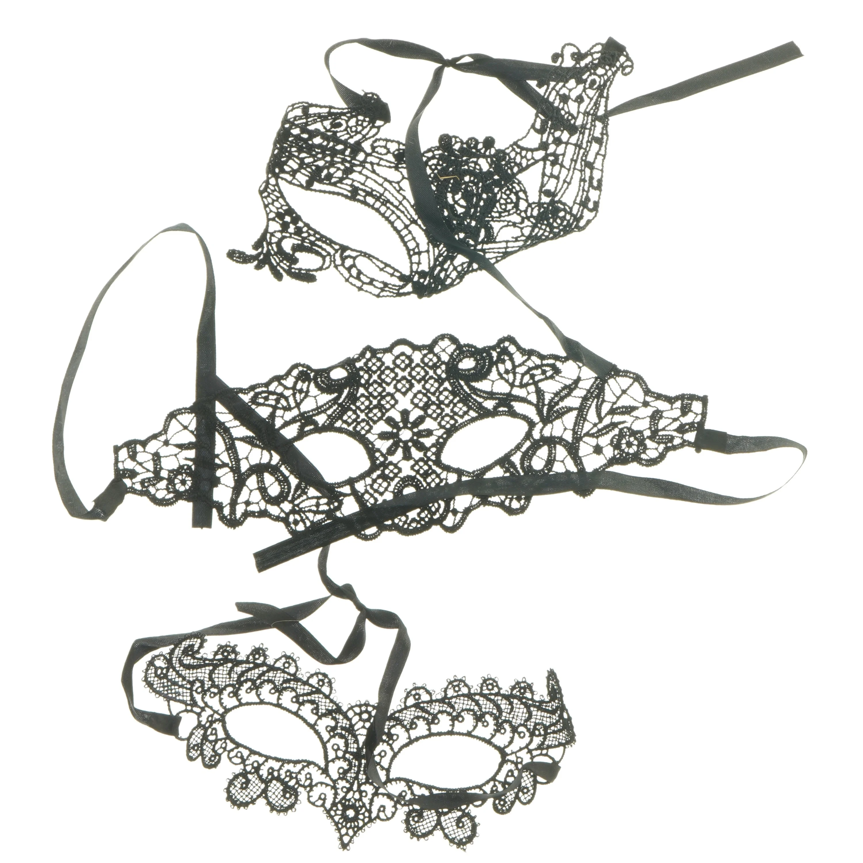 Blonde øjenmasker (str. 28 cm)