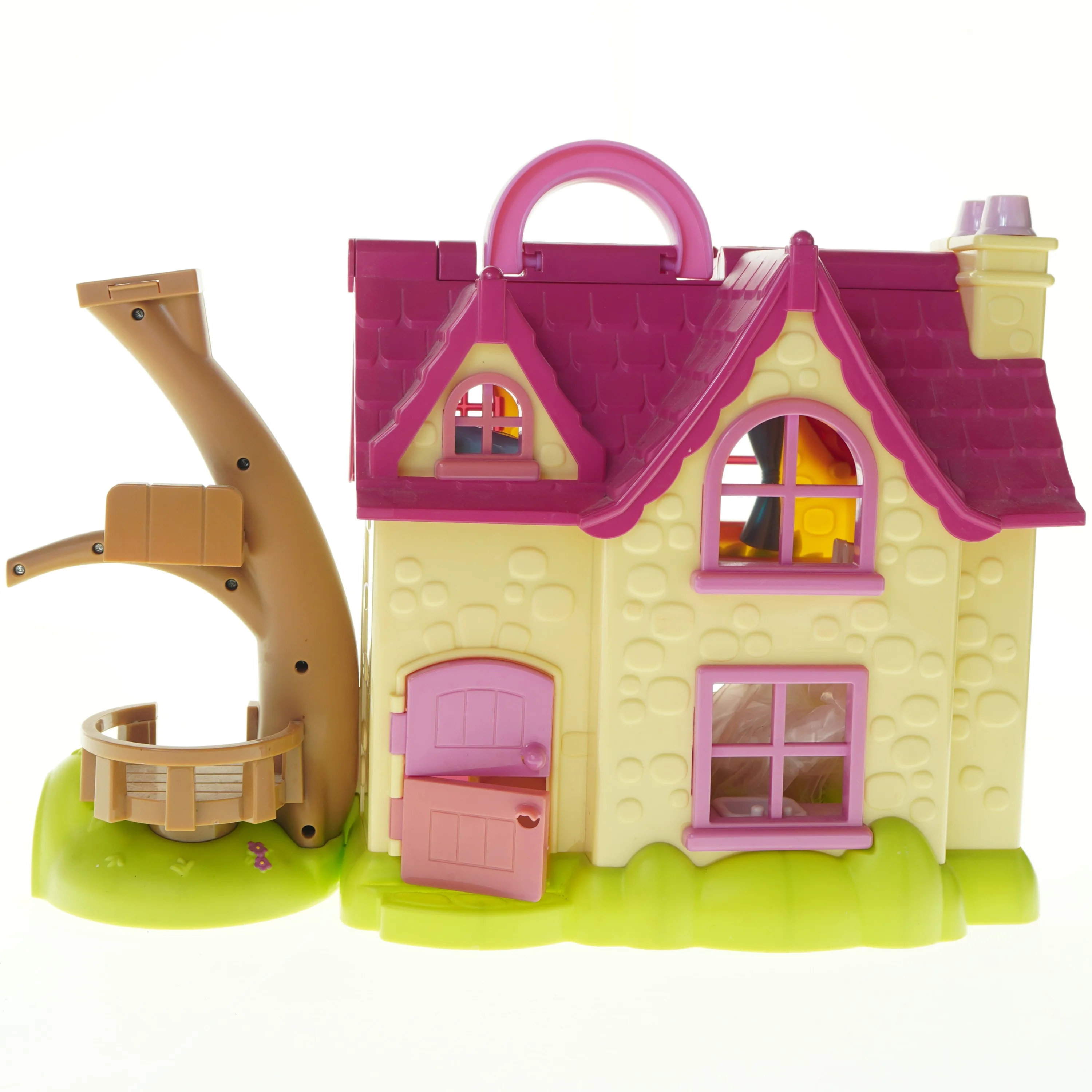 Plastik dukkehus med stub (str. 44 x 20 cm)