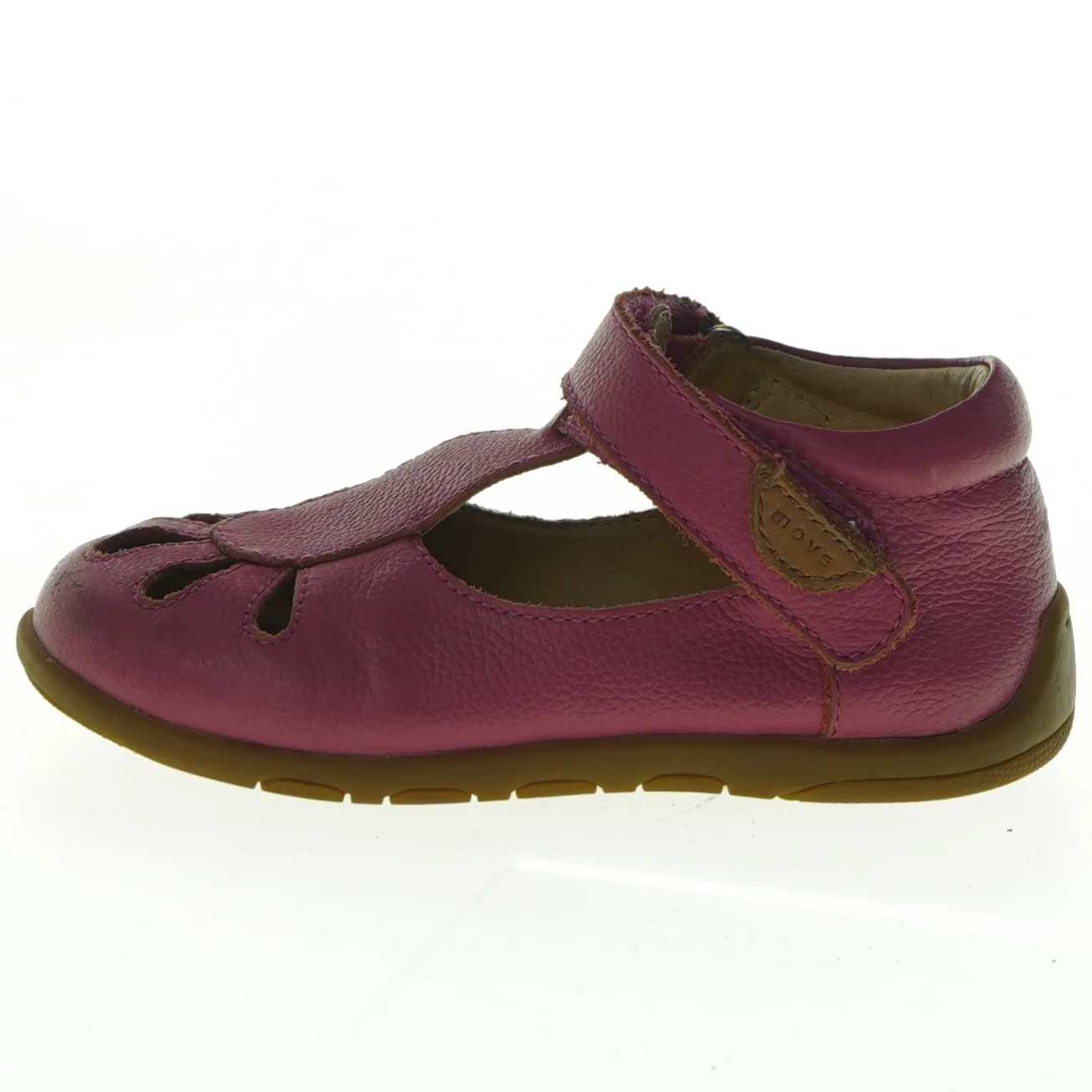 Brugte børnesandaler i læder fra Move (str. 25)