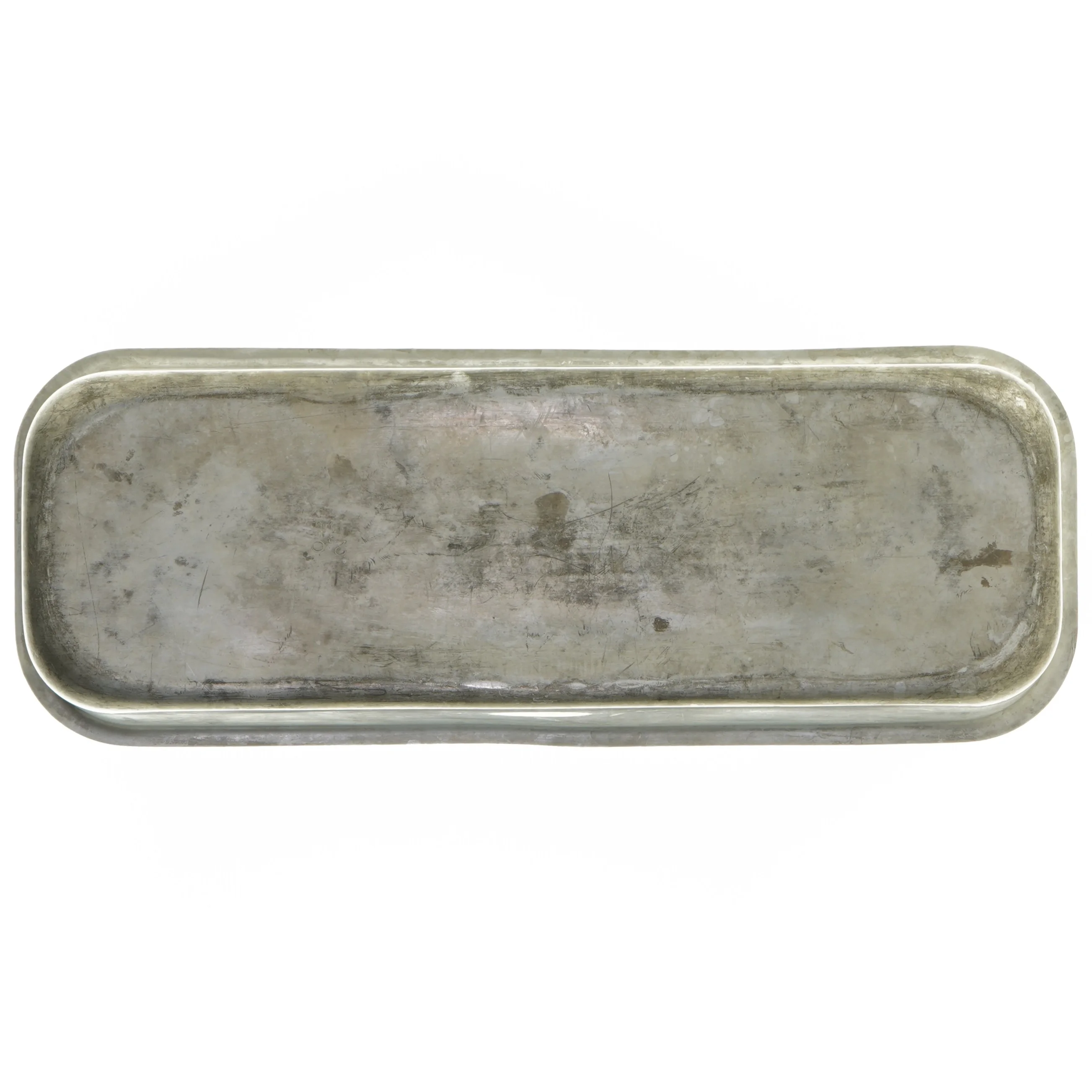 Rektangulært metalfad til rugbrød (str. 33,5x12,5 cm)