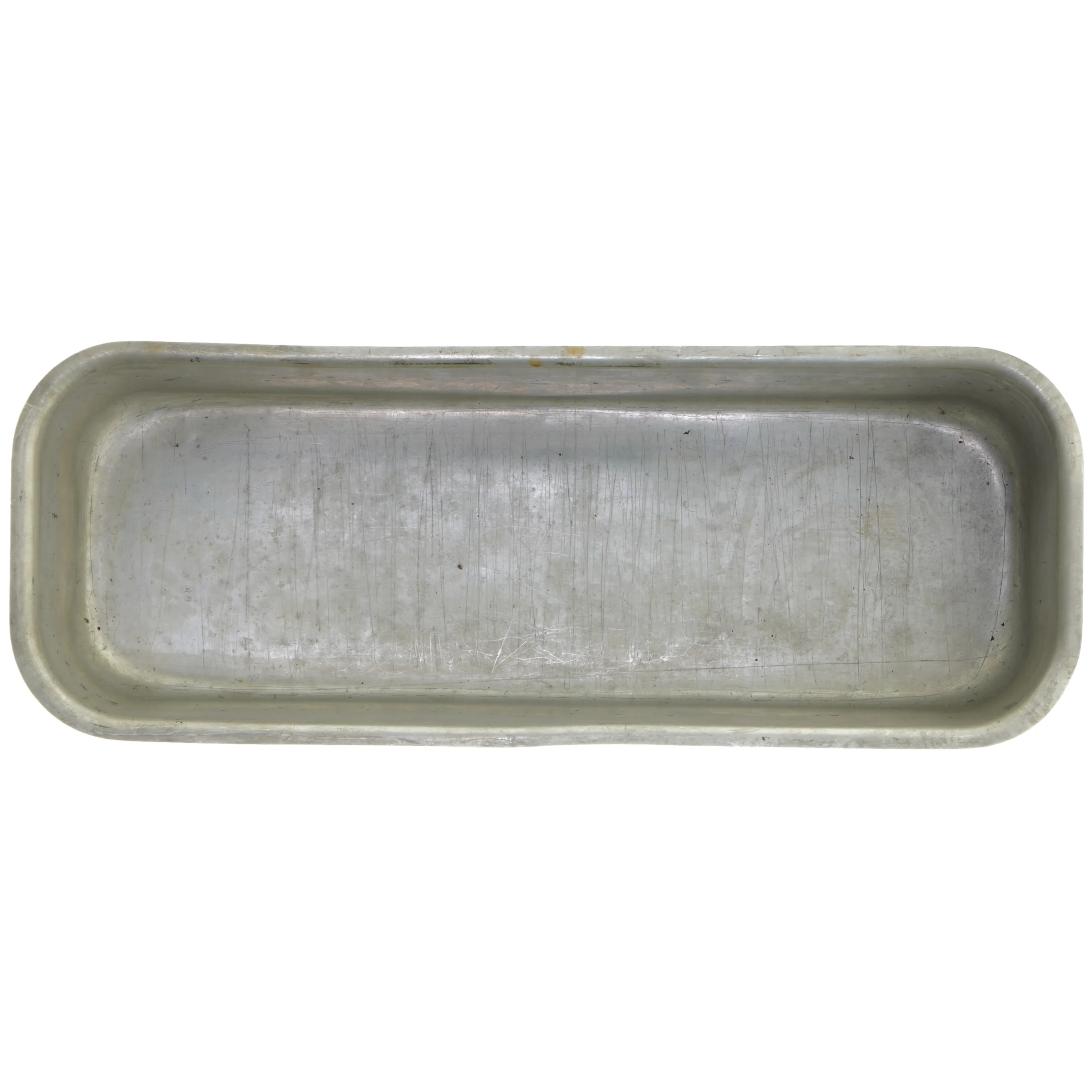 Rektangulært metalfad til rugbrød (str. 33,5x12,5 cm)