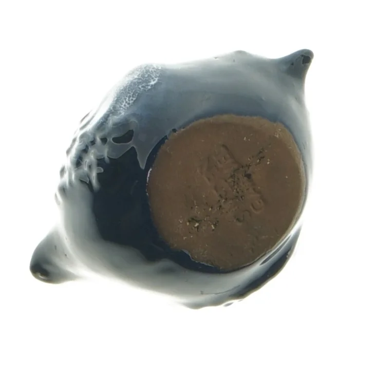 Keramikfugl dekorationsfigur (str. 9 cm)