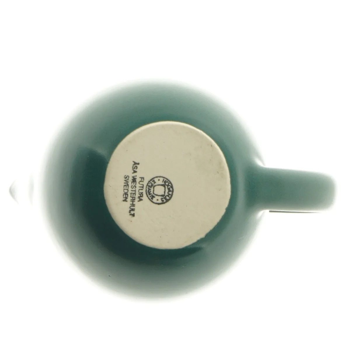 Grøn Höganäs Åsas Westerlund kande 13 cm fra Åsas Westerlund (str. 13 cm)