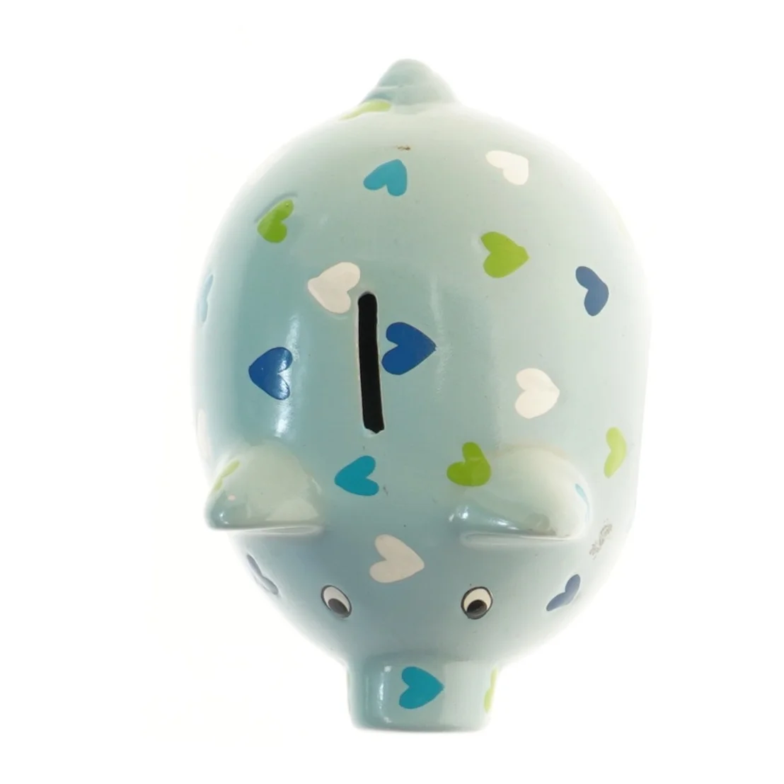 Sparegris med hjerter (str. 20 cm)