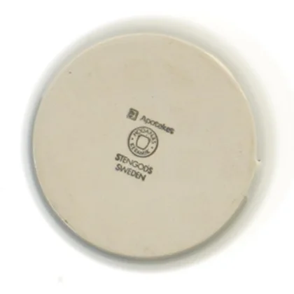 Apoteker kop i stentøj fra Höganäs (str. 8,5 cm)