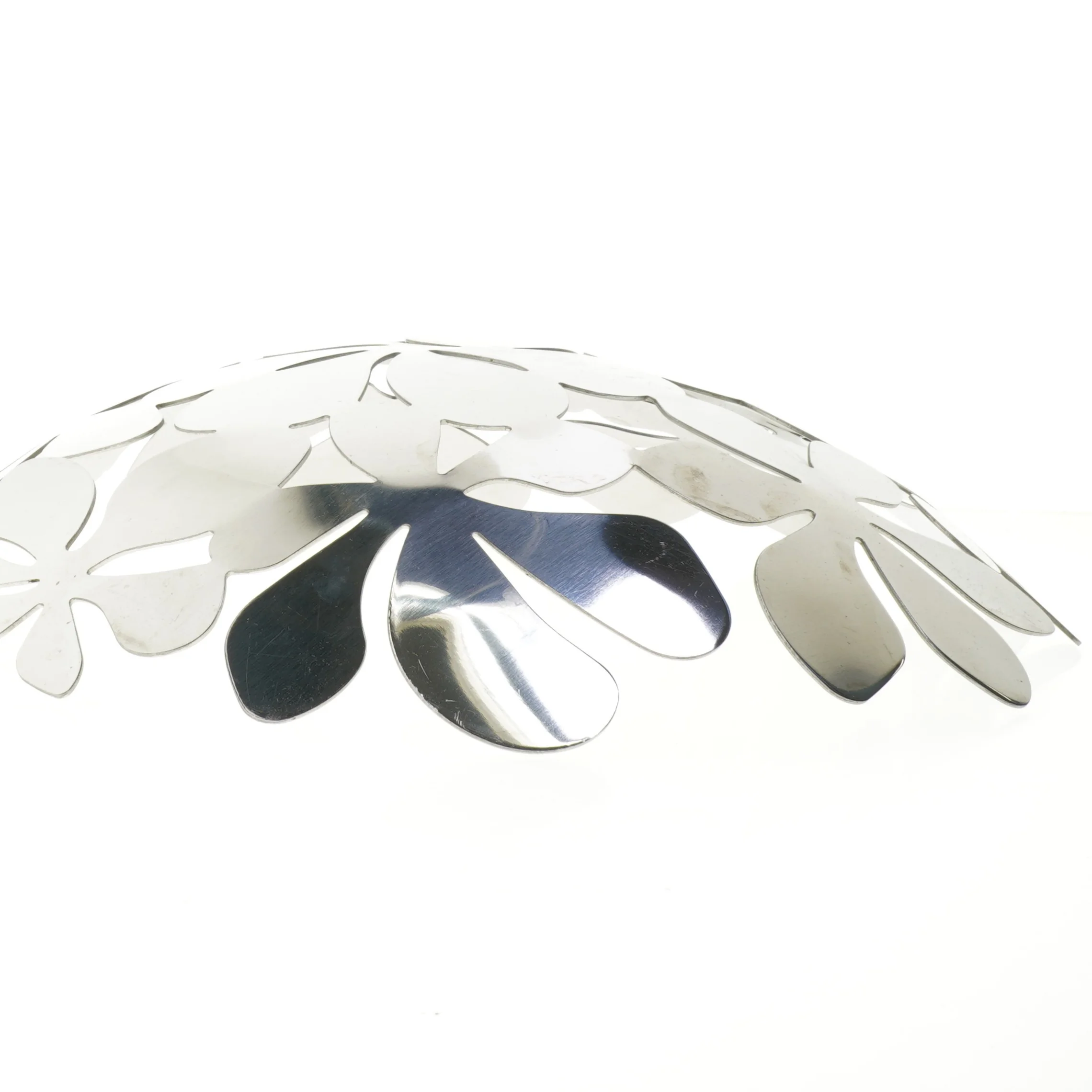 Metal blomster skål (str. Ø. 43 cm)