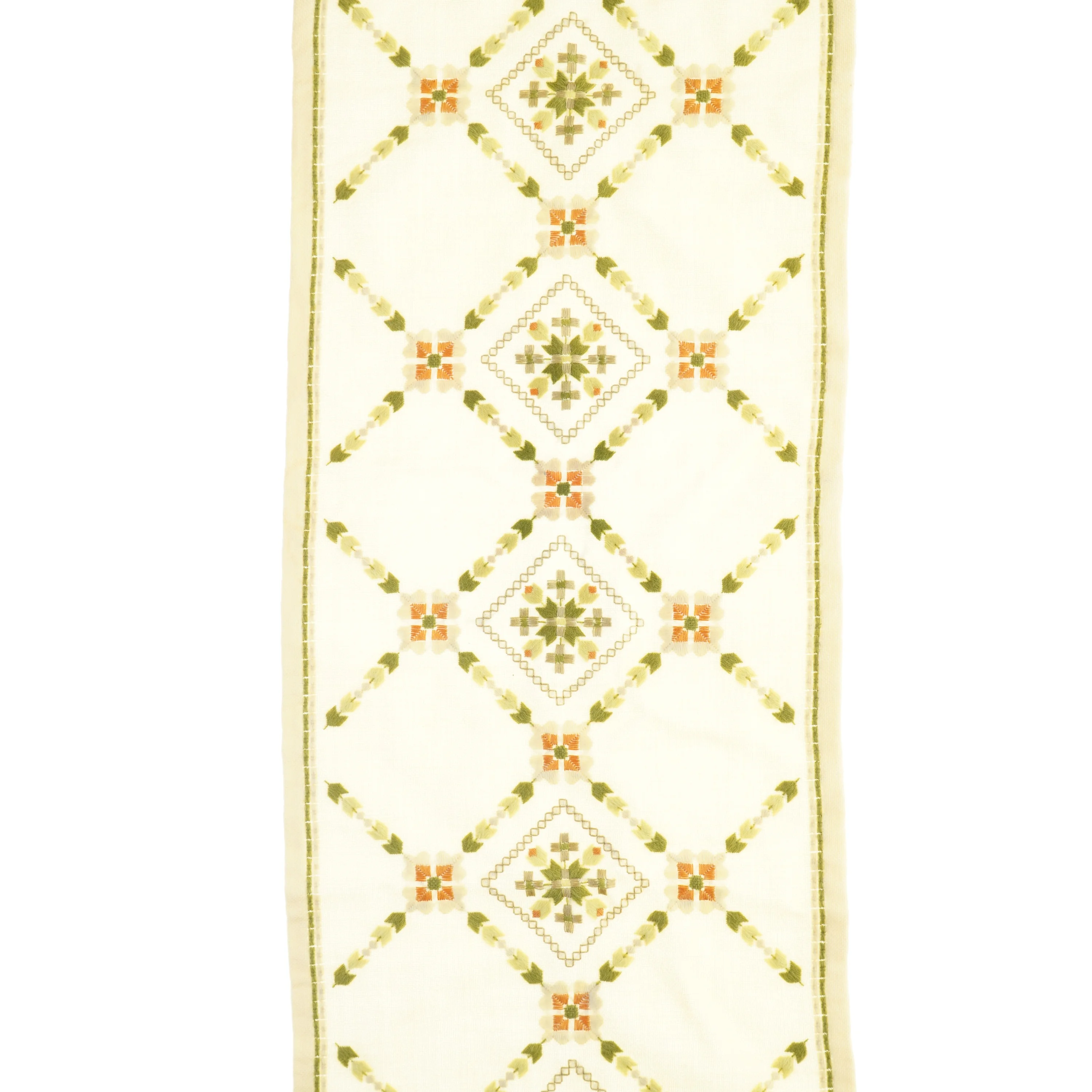 Broderet bordløber (str. 120 x. 43 cm)