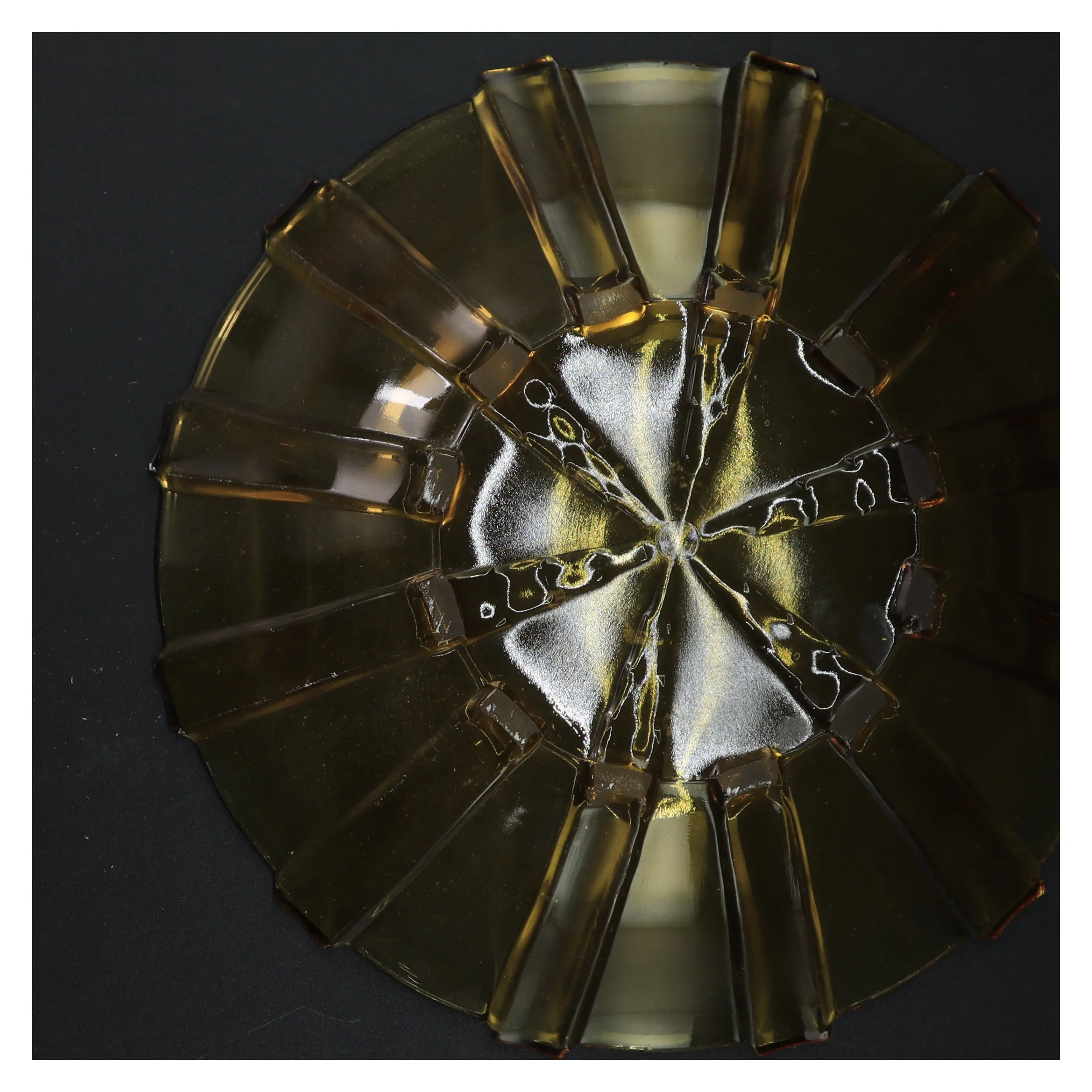 Glasfad i brunt (str. 25 cm)