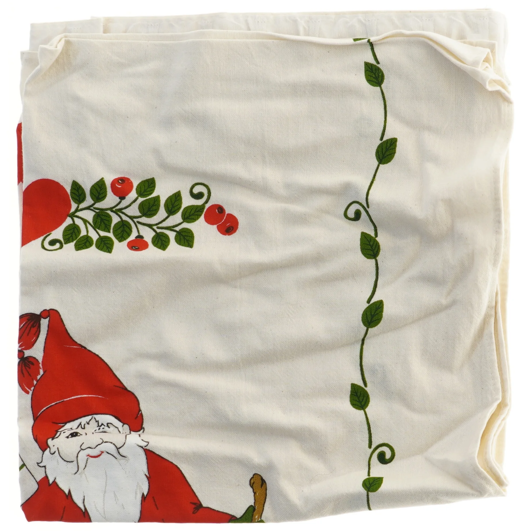 Juledug med julemand (str. 72x150 cm)