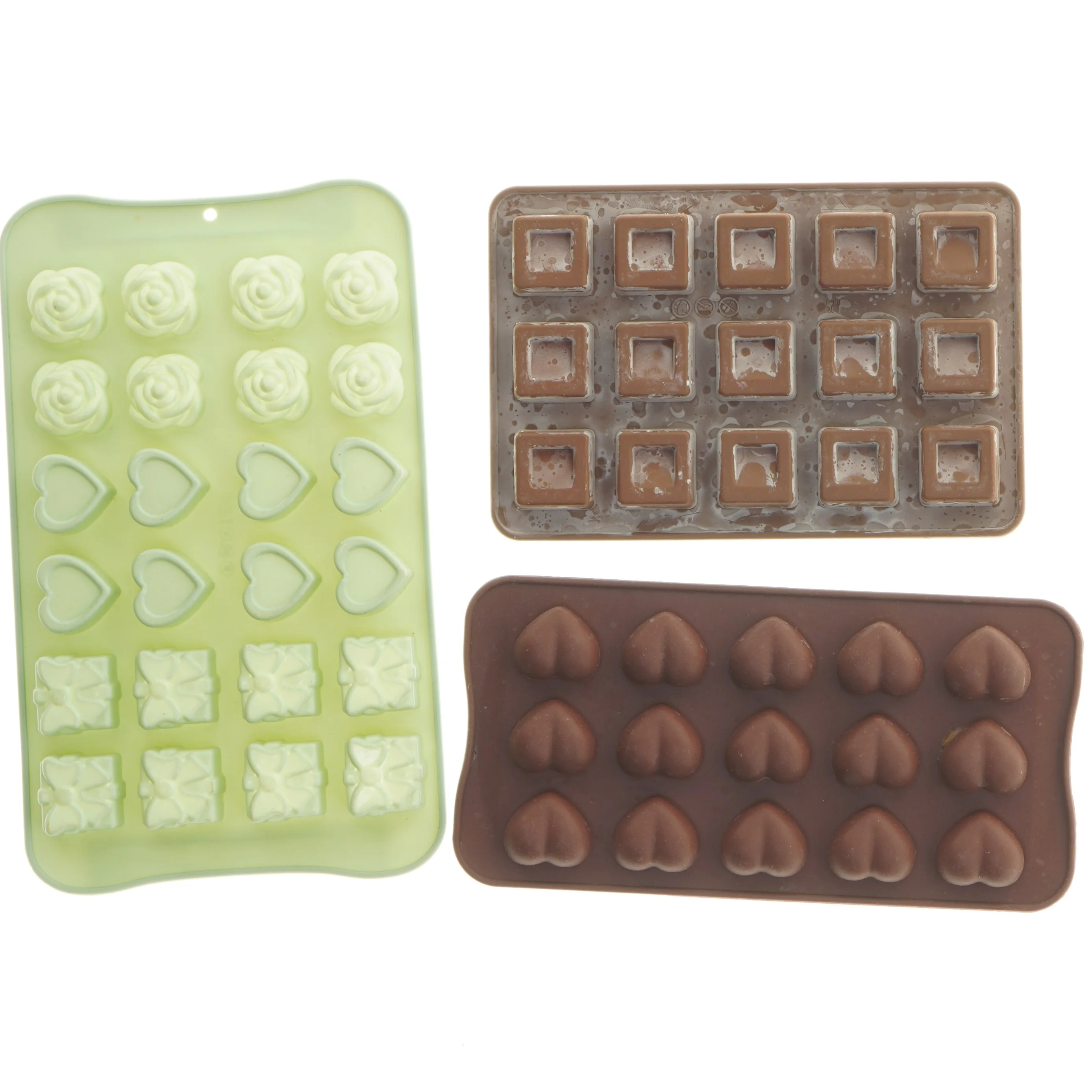 Silikone chokoladeforme (str. 23x14&20x10,5 cm)