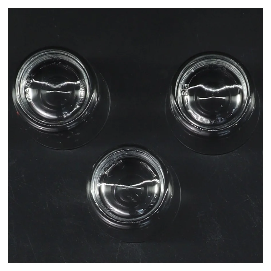 Små glas (str. 3 stk Ø 4,5 cm længde 4,5 cm)