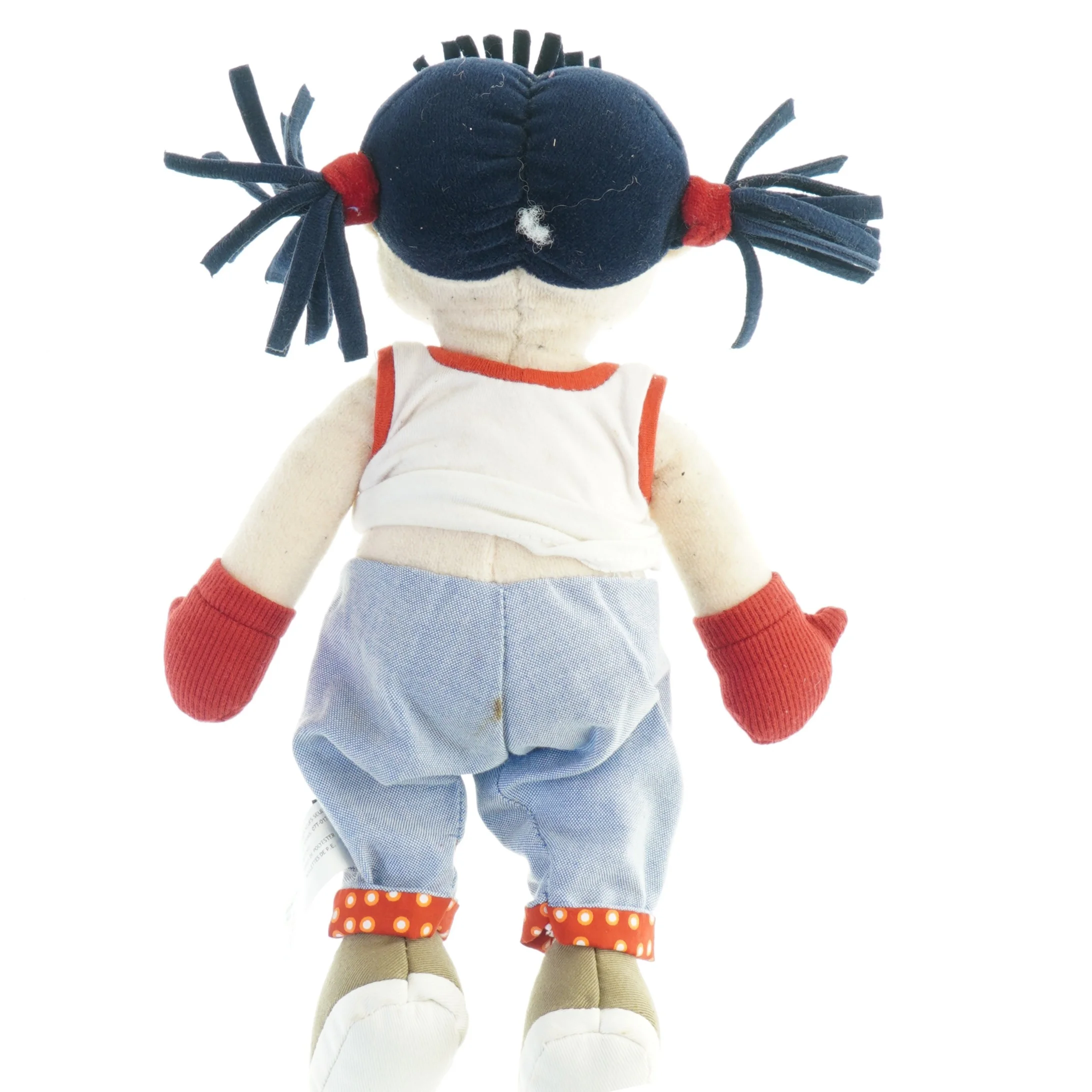 Stofdukke fra Brio (str. 27. x 14 cm)