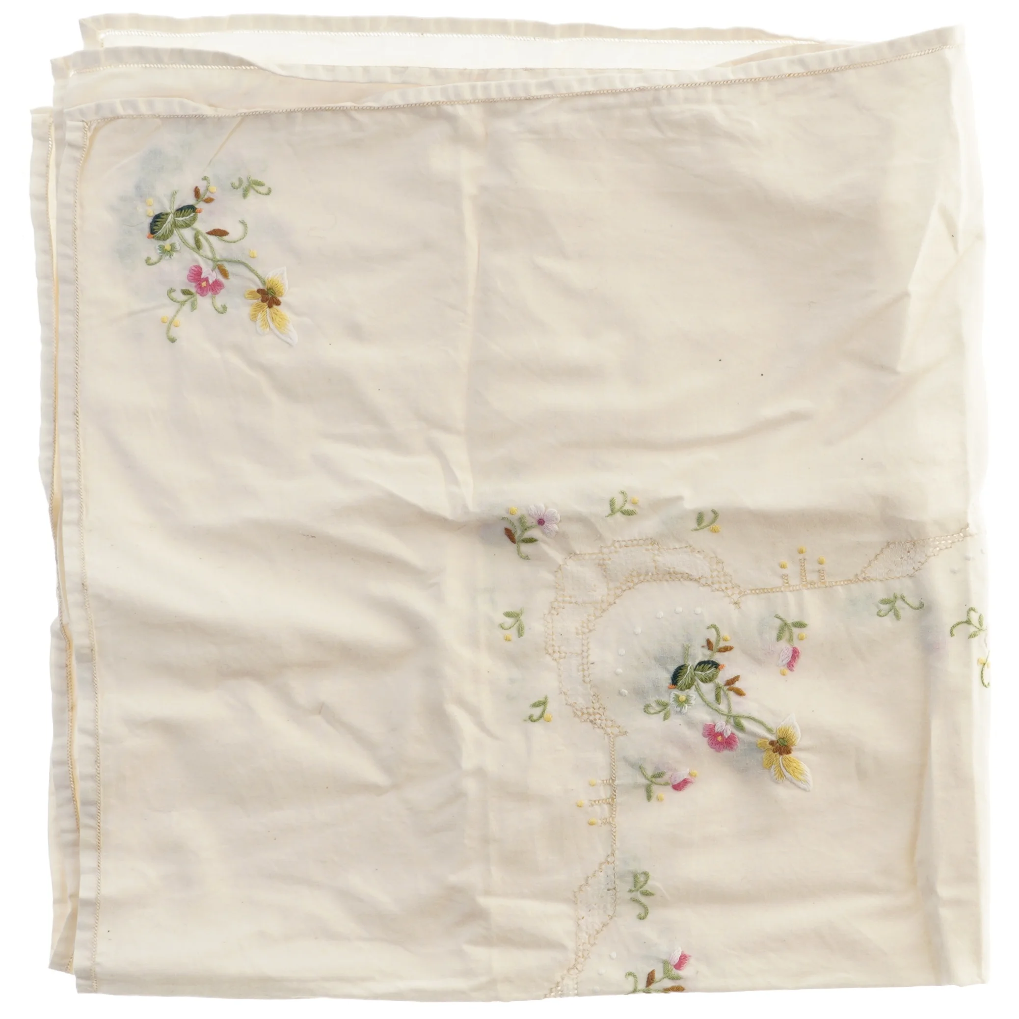 Broderet dug (str. 80x82 cm)