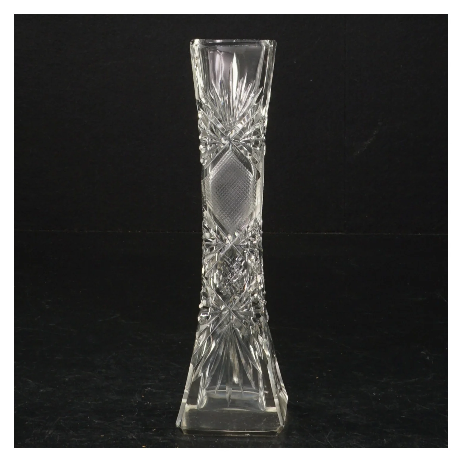 Krystal lysestage (str. 16 cm)