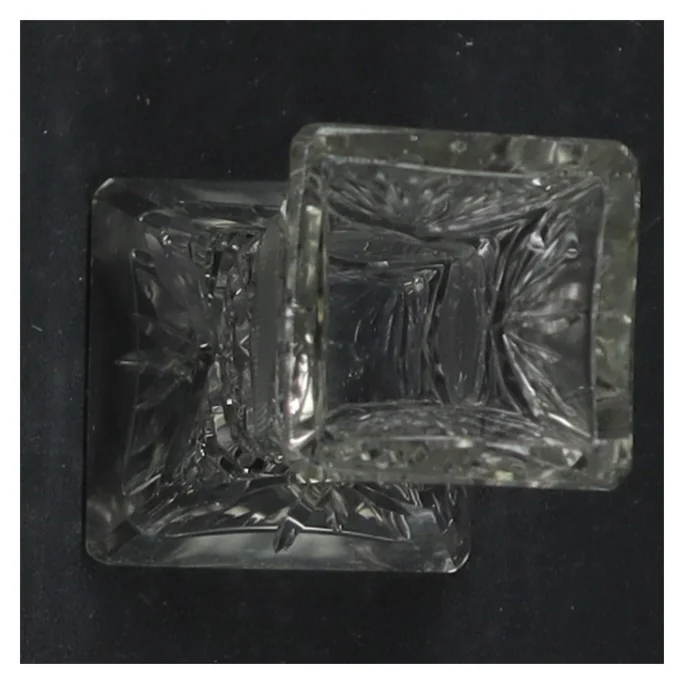 Krystal lysestage (str. 16 cm)