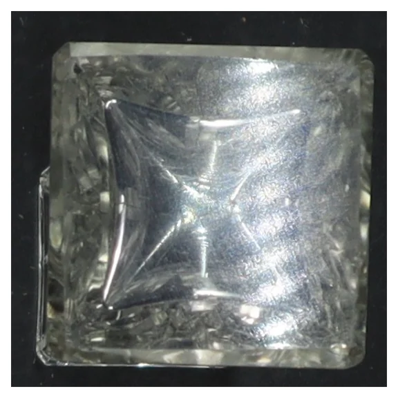 Krystal lysestage (str. 16 cm)