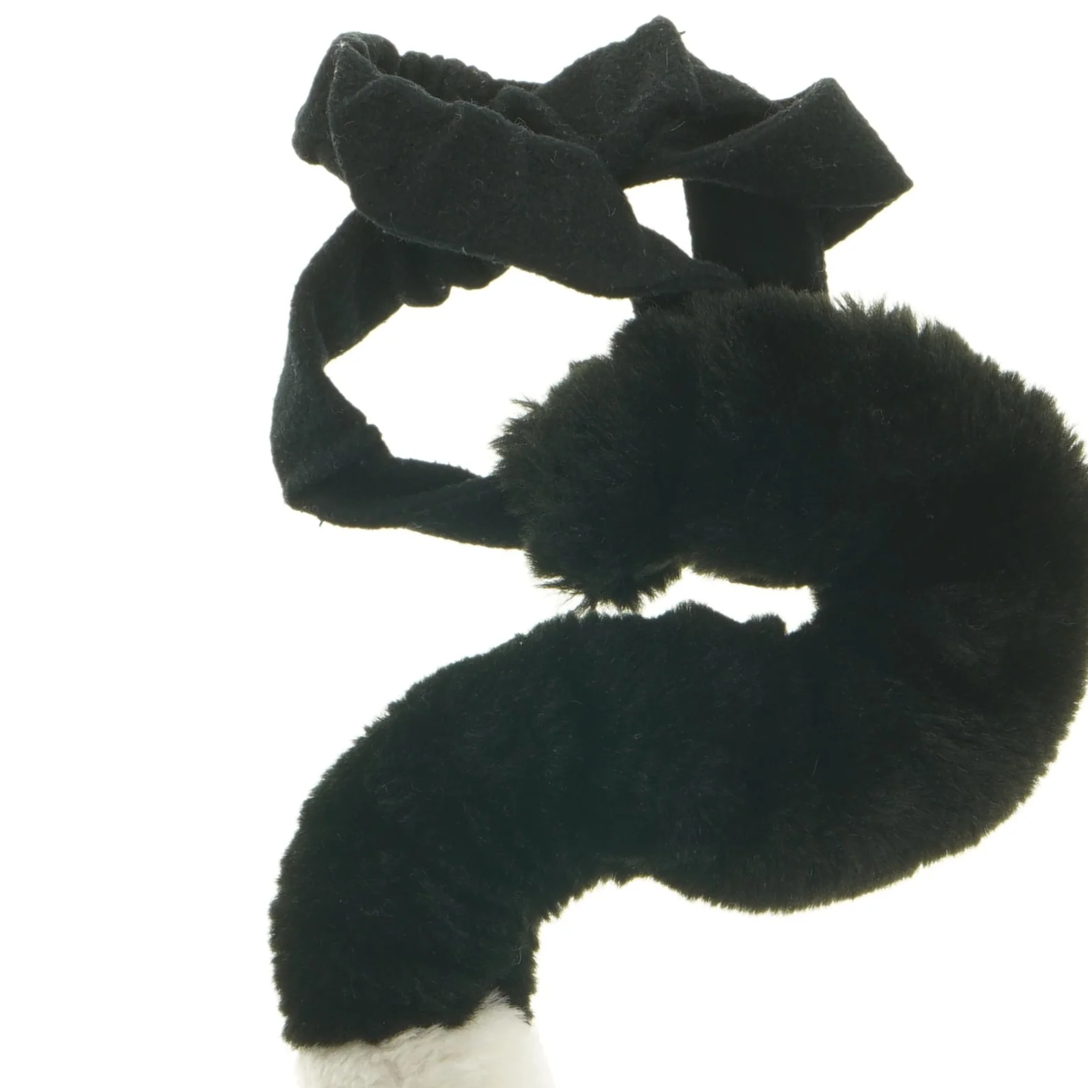 Sort bamsehue (str. 40 x 22 cm)