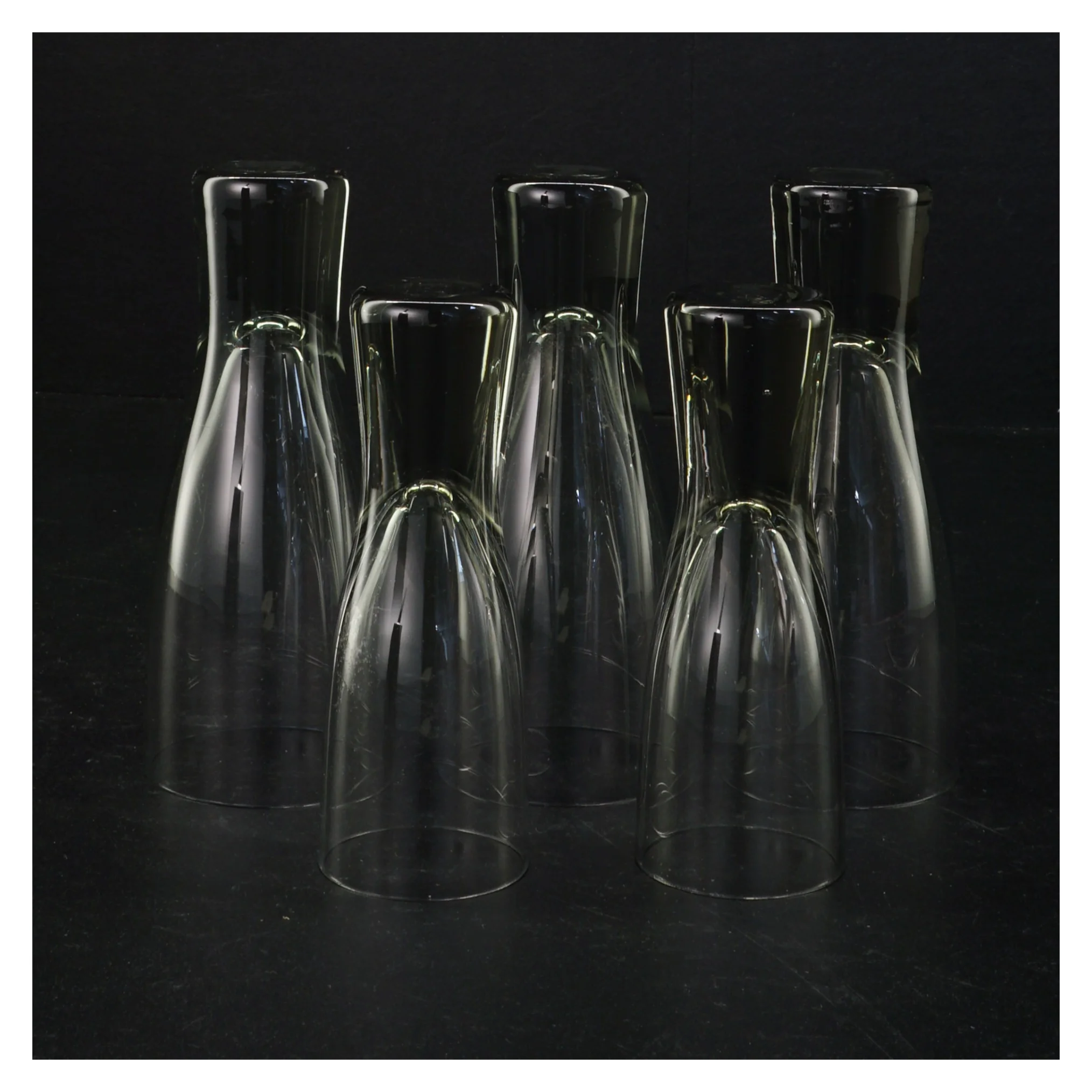 Holmegaard drikkeglas (str. 11,5 x 4,5 cm og 13,5 x 5,5 cm)