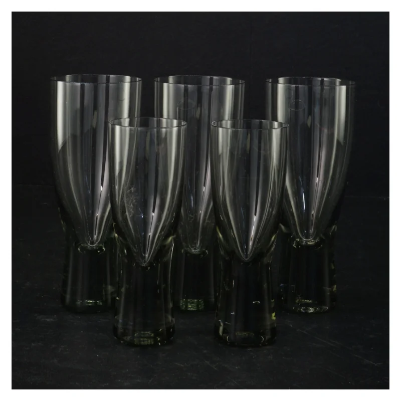 Holmegaard drikkeglas (str. 11,5 x 4,5 cm og 13,5 x 5,5 cm)