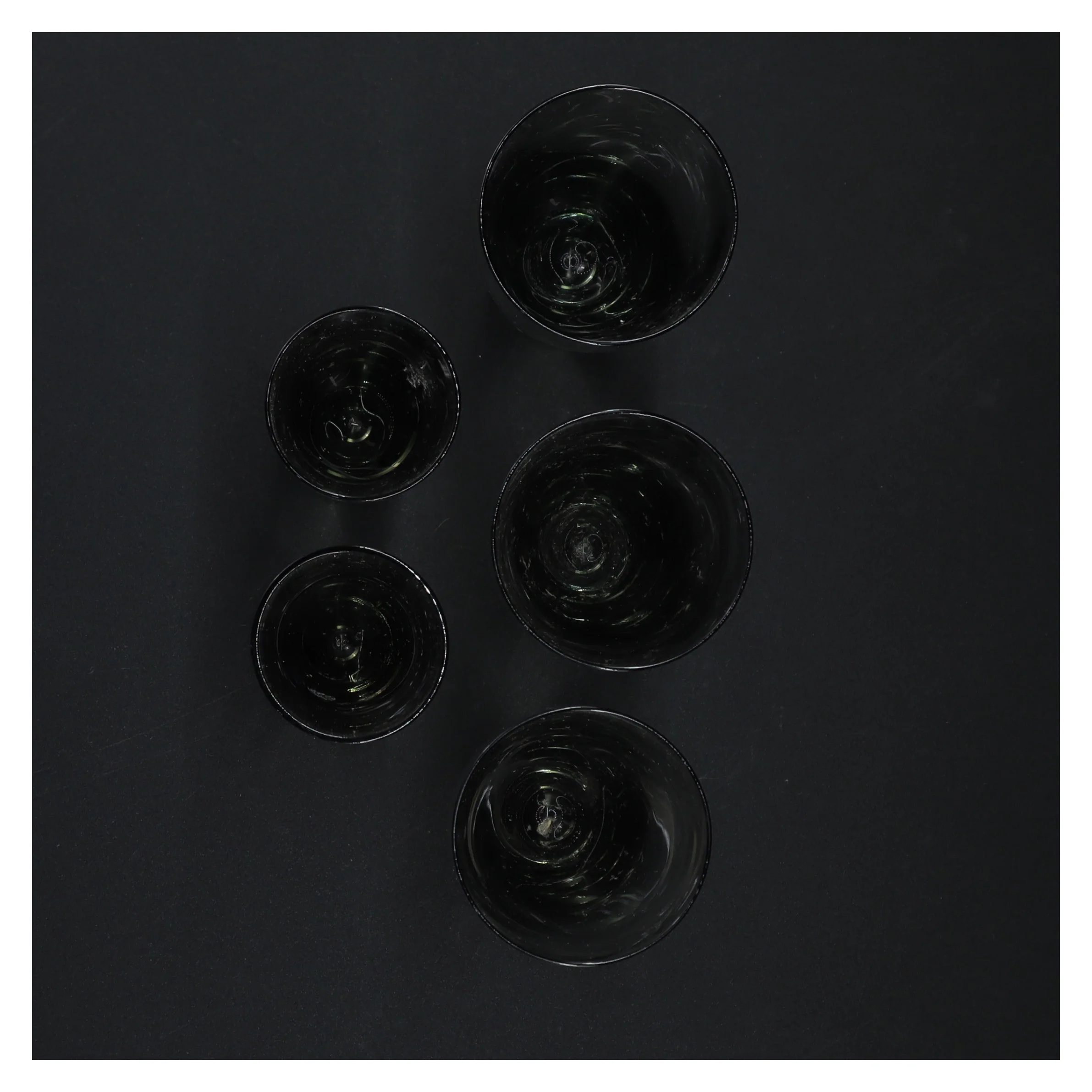 Holmegaard drikkeglas (str. 11,5 x 4,5 cm og 13,5 x 5,5 cm)