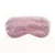 Sovemaske i lyserød pels (str. Ø 23 cm)