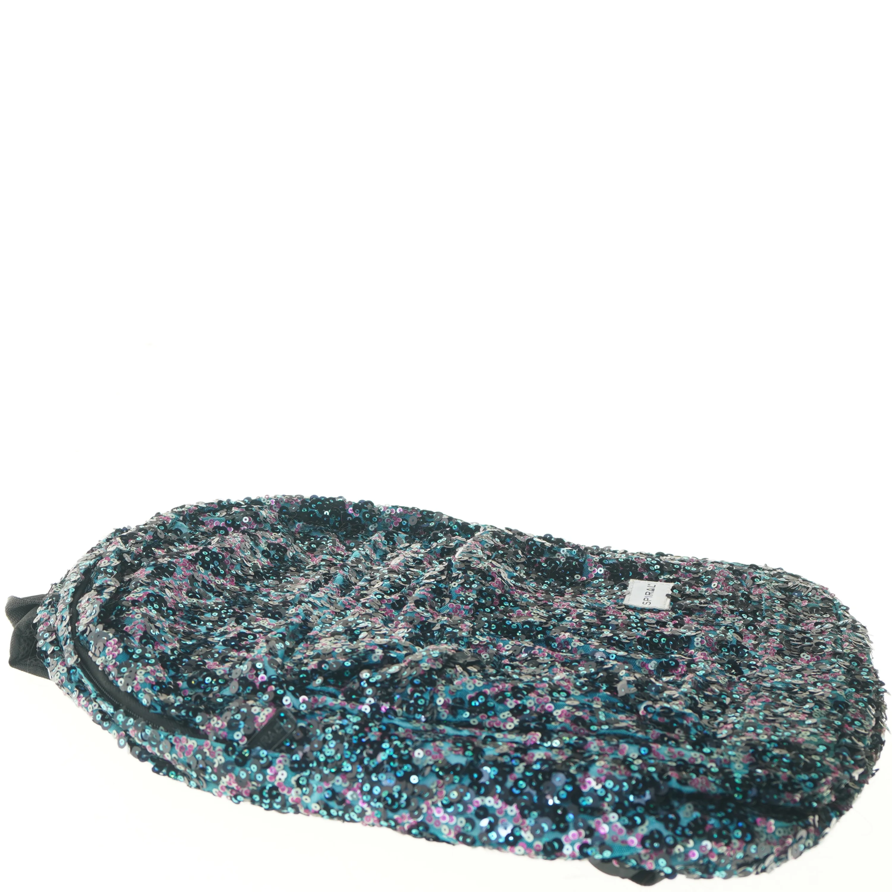 Rygsæk med pailletter fra Spiral (str. 38x46 cm)